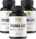 Golden After 50 Probio-Lite - für Gut Gesundheit und Verdauung Unterstützung - Probiotika für Männer und Frauen - 3 Flaschen - Probiotika für okziöses Sodbrennen, Gas, Verdauung