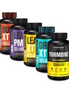Supplemento di perdita di peso del bruciatore grasso termogenico della fabbrica Jacked - Burn-XT Thermogenic e Lean PM Nighttime Weight Loss Sleep Aid - Bruciatore grasso senza caffeina Lean-XT, Yohimbine Capsules, Diuretico XT secco