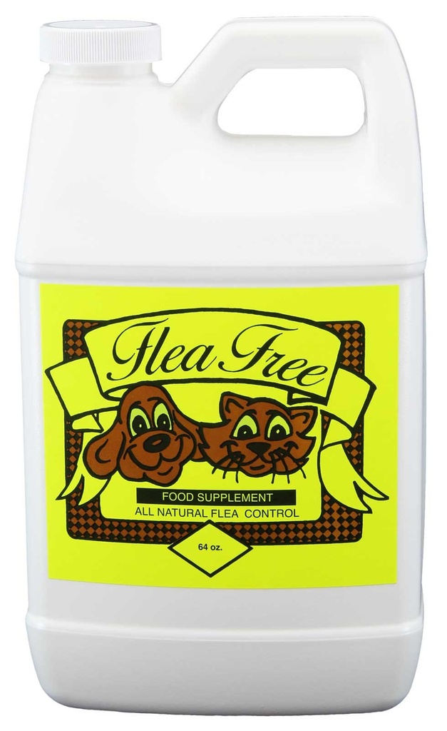 Flea-Free Pure Bio Nahrungsergänzungsmittel und natürliche Tierprodukte, 64 Unze