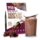 SOCIÉTÉ WILD - Poudre de protéines 100 % de la farine de graminée + champignons et adaptogènes superalimentaires - 25g Protéines, poudre de protéines propres, 0 Sucre ajouté, non OGM, sans gluten - Chocolat hollandais - 17,9 oz