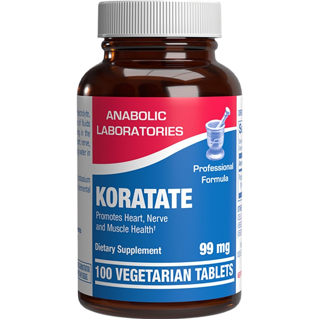 Supplément de gluconate de potassium chélaté - Supplément de potassium à haute absorption clinique pour l'équilibre liquide Muscle du coeur du rein et soutien nerveux - Vegan Non-OGM & Fabriqué aux États-Unis - 100 portions