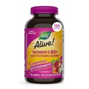 La Via della Natura Viva! Donna 50+ Multivitaminici, Integratori Donna, Supporta Cuore Sano, Cervello e Bones,* B-Vitamina, Aroma di Bacca Mista, 130 Gummies (Packaging May Vary)