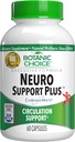 Botanische Wahl Neuro-Support Plus – Hilft Beruhigung, Füße, Nerve, Zirkulation Unterstützung-mit Alpha Lipoic Acid, Biotin, Vitamin B12, B6, Benfotiamin (Vitamin B1)-Gluten Free-60 Kapseln