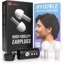 VIBES High Fidelity Konzert Ohrstecker – Wiederverwendbare Geräuschreduzierung Ohrstecker für Konzerte, Musiker, Raves und Live Events – Komfortabler Gehörschutz für Laute Umgebungen