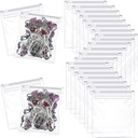 Pill Pouch Taschen Reißverschluss Pillentasche wiederverwendbare Pillen Baggies Klare Plastik Pillen Taschen Selbstversiegelung Reisemedizin Organizer Speicher mit Slide Lock für Cod Liver Öl, Pillen und kleine Gegenstände (36 Stück)