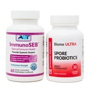 ImmunoSEB (60 caps) & Biome Ultra (ProbioSEB CSC3) (30 caps) - Immunität Boost Bundle – Systemische Enzyme & Probiotics