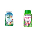 Vitafusion Fiber Well Fit Gummies Supplemento, 90 Conte (Packaging May Vary) & Womens Multivitamin Gummies, Vitamine giornaliere aromatizzate per le donne