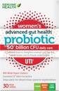 Probiotique quotidien de santé véritable pour les femmes pour le soutien UTI, aide à promouvoir un système urinaire sain, multi-train, formule biologique avec canneberge, 30 capsules