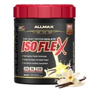 ALLMAX ISOFLEX Isolate de protéines de lactosérum, Vanille - 1 lb - 27 grammes de protéines par scoop - Zéro gras et sucre - 99% Sans lactose - Sans gluten et sans soja - Env. 15 Services