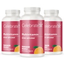 Celebrare Vitamine Bariatric Multivitamin Chewable, Iron Free - Post Gastric Bypass & Manica Gastrectomy Supplemento per Uomini & Donne - Minerali essenziali & Vitamina A, B, D & E - Arancione (180 compresse)