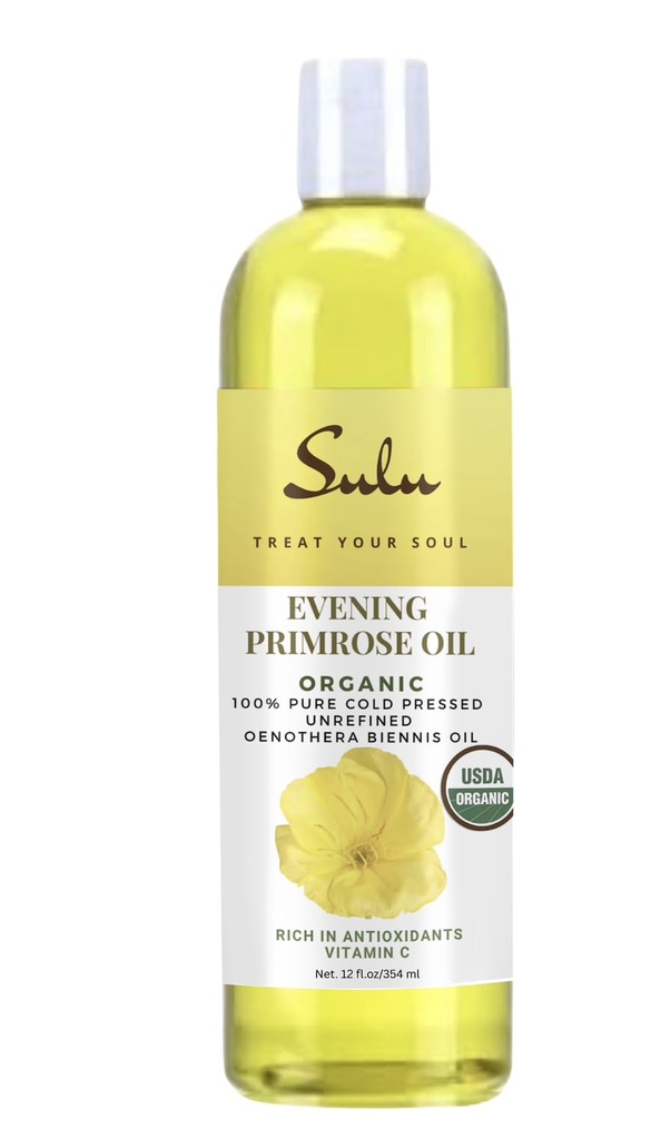 100% bio pur Huile de Primrose 100% naturelle 12% GLA (12 oz)