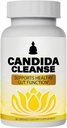 Candida Cleanse, Gut & Colon Support, Advanced Probiotic & Herbal Formula, Oregano Leaf, Wormwood, Black Walnut, Caprylic Acid-1 für Herren & Frauen, 60 Kapseln