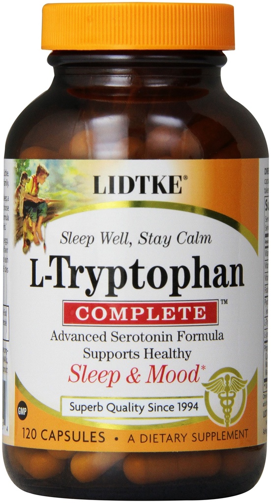 Lidtke Technologies L-Tryptophan Capsule Complete, 120 Count