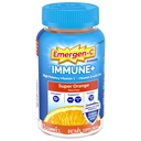 Emergen-C Immune+ Triple Action Immune Support Gummies, BetaVia (R), 1000mg Vitamine C, B Vitamines, Vitamine D et Antioxydants, Super Orange - 45 Compte