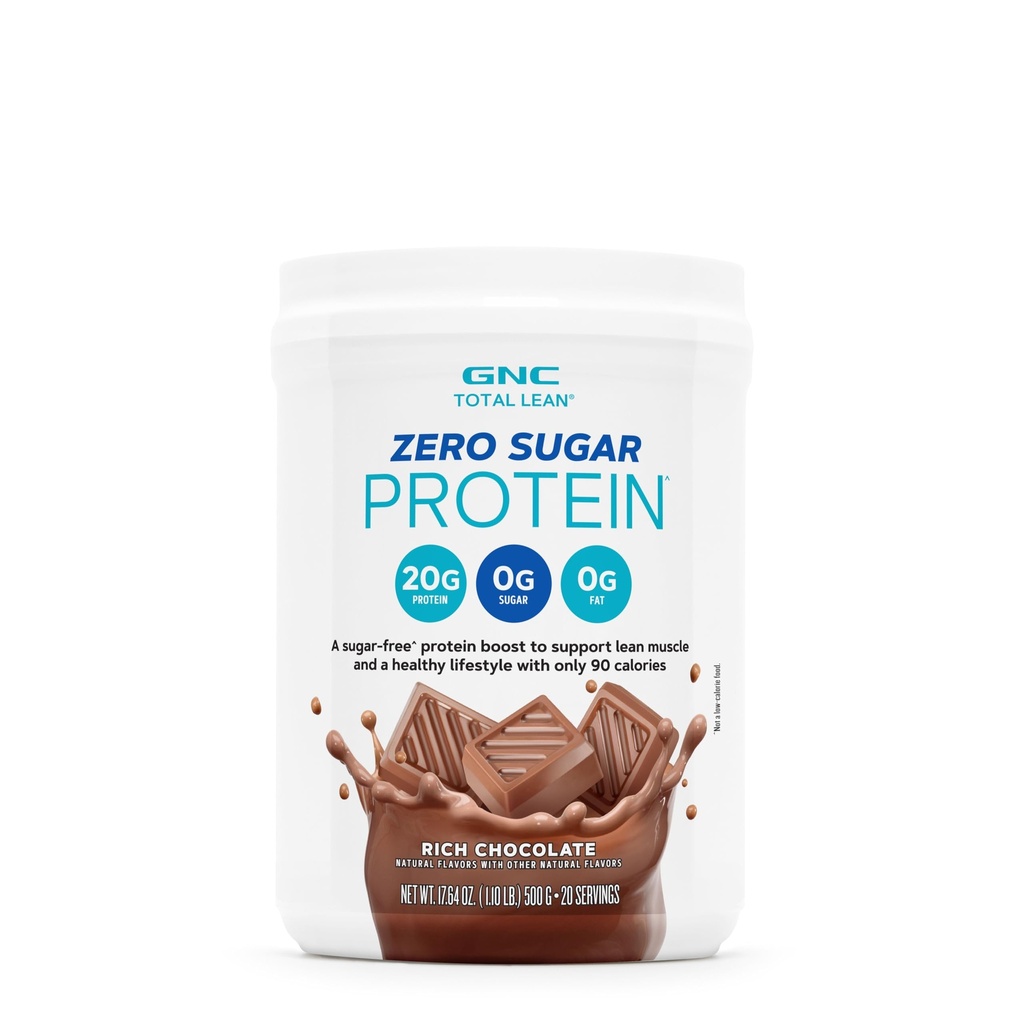 GNC Total Lean Zero Sugar Protein - Rich Chocolate (20 Serve)