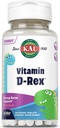 KAL Vitamina D-Rex, Vitamina D per bambini, Immune, Cuore, Bone e Supporto per la salute orale, 120 Serve, 120 Tavole Micro