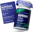Liposomal NMNH Ergänzung für Frauen Energie: NMN Alternative + Trans-Resveratrol + TMG | Erhöht NAD+ Levels, Cellular Regeneration & Radiant Skin - 60-Day Anti-Aging Formel