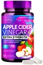 Aceto di sidro di mele capsule 1877mg - ACV ad alta resistenza Pillole con Vitamina D3 & Zinc - Supplemento di pillole di Aceto di Mela per la digestione, l'energia e il supporto immunitario, non OGM, in bottiglia negli Stati Uniti - 60 capsule