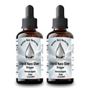 Liquid Nano Silver | Mehr absorbierbar als kolloidales Silber | 10ppm | Twin Pack | 1oz Dropper