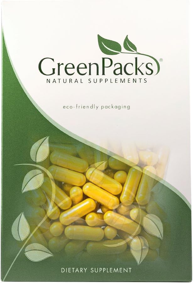 GreenPacks® Milk Thistle Extract (High-Potency) Plus Turmeric - 90 Capsules