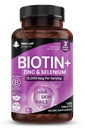 Vitamine 12000mcg ad alta resistenza con olio di cocco - Promuove la pelle e le unghie dei capelli sani - Vitamine di biotina per le donne& uomini Vegan, Integratori senza glutine - Made in the UK da New Leaf