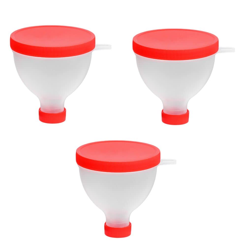 gofidin 3PCS 200ML Tragbares Protein-Pulver-Supportable Fill Funnel Gym Partner für Wasserflasche Fitness Protein Shaker Bottle Nutrition Storage Container