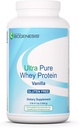 Nutra Biogenesis Ultra Pure Whey Protein - Polvere di proteine della vaniglia pulita per le donne e gli uomini, basso zucchero, carb basso, puro Whey Shake & Smoothie Mix - 2,3 lbs