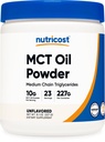 Nutricost Premium MCT Oil Powder .5LBS - Best für Keto, Ketosis und Ketogenic Diäten - Zero Net Carbs, Non-GMO und Gluten Free