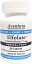 ELFOLATE® 7.5mg L-metilfolato Methylfolate Methylfolate Medical Food Supplemento professionale resistenza attiva puro Potent 30 compresse