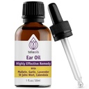Teliaoils Natural Ear Drops Essential Oil mit Knoblauch und Mullein - Kräuterohröl-Remedy für einfache Earwax-Entfernung, Unglück & Ringen Relief - Natürliche beruhigende, tief reinigende Eigenschaften - 1 Unze.