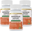 Menopause Ergänzungen für Frauen Menopause Probiotics Relief,Vitamin D3 & B6,Unterstützt Hot Flashes, Nacht Sweats, Bloating & Gut Health mit Black Cohosh, Collagen | 270 Veggie Caps