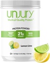 Polvere di proteine del siero di giuria | Lime di limone | 21g 100% polvere di proteine isolate di siero | Carb basso e lattosio Free | Gluten Free | Kosher certificato | 15 Serve