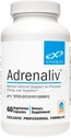 XYMOGEN Adrenaliv - Adrenal Support Supplement zur Förderung der Reaktion des Körpers auf Stress, Förderung von Energie und Stamina - Rhodiola Rosea, Eleuthero, Adrenal Complex, Licorice, Vitamin B6 (60 Kapseln)