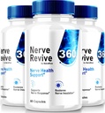 (3 Pack) Nerve Revive 360 Supplemento, Tutto Natural Nerve Supporto per il benessere generale, Formula Premium, NerveRevive 360 capsule di vitamina, Recensioni ufficiali (180 capsule)