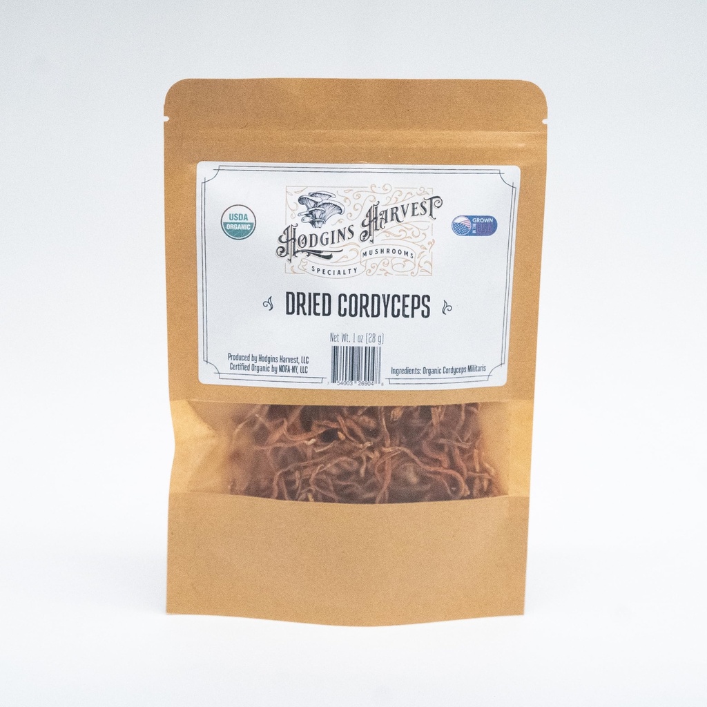 USA-Grown, Cordyceps séchés biologiques certifiés