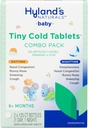 Hyland Baby Tiny Cold Tablets, Day and Night Value Pack, Infant and Baby Cold Medicine, Decongestant, Runny Nose und Cough Relief, 250 Schnellauflösende Tablets
