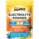 Filetti di polvere di elettroliti | Magnesio, Potassio, Sodio, Vitamina C | per l'idratazione rapida | Zucchero Zero & Keto | 16 Stick Pack | Aroma di ananas