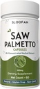 Saw Palmetto Capsules 500mg | 10:1 Concentrated Extract | Serenoa Repens Herbal Supplement | Non-GMO, Gluten-Free Easy-to-Take Capsules (60 Count (Pack of 1))