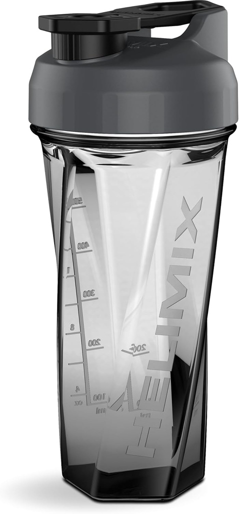 HELIMIX 2.0 Miscelatore Vortex Shaker Bottiglia porta fino a 28oz | Nessuna sfera di miscelazione o Whisk | USA Made | Portatile Pre Workout Whey Protein Drink Shaker Cup | Mixes Cocktail Smoothies Shakes | Top Rack Safe