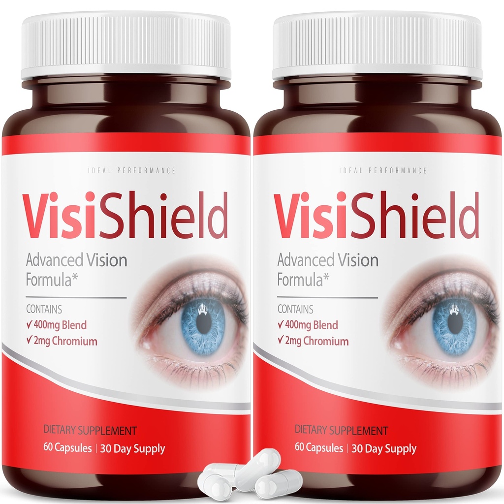 (2 Pack) Visishield Advanced Vision Formula for Eyes Supplement Pills Vitamins (120 capsule)