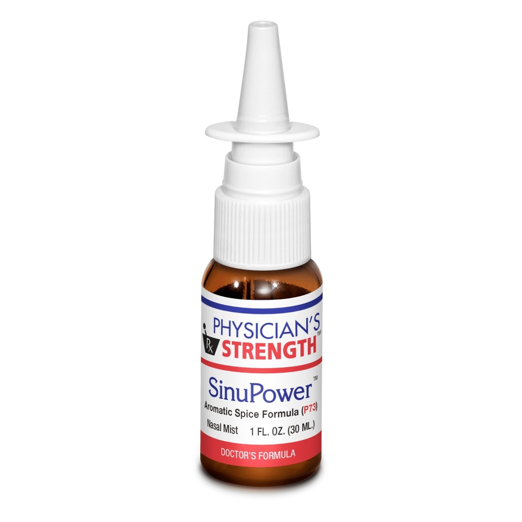 Mist SinuPower di Forza del medico - 1 fl oz - Supporta Membrane e Sinuses sane nasali - con P73 Oregano - Non-Addictive
