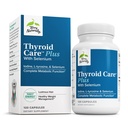 Terry Naturally Thyroid Care Plus - Supplemento alla tiroide - Integratore alimentare per l'energia e il sostegno sano dei capelli - Supplemento con L-Tyrosine & Selenium - 120 capsule