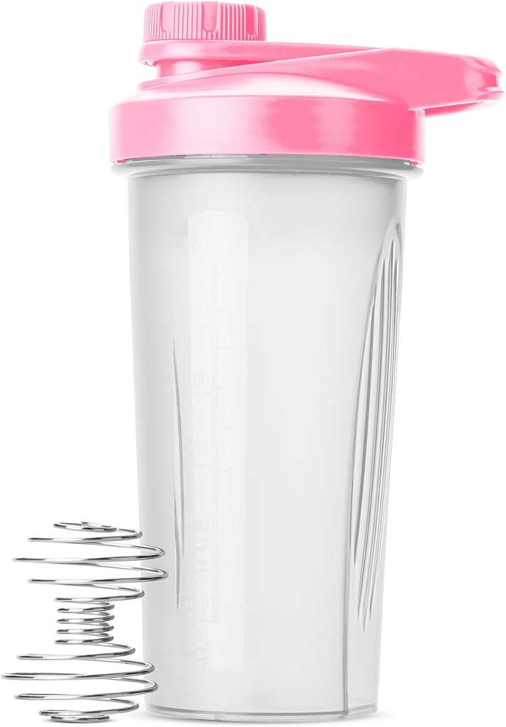 M. Pen Shaker Bouteilles - 28 oz, Bouteille de mélangeur de protéines roses avec boule de fouet, Bouteilles de Shaker pour Shaker