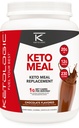 KetoLogic Keto substitut de repas Shake poudre pour des résultats optimaux + MCT Huile + Lactosérum - Macros parfait pour la kétose - 20 portions - Chocolat