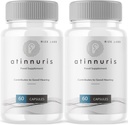 (2 Pack) Atinnuris Capsules, Atinnuris Nahrungsergänzung, Atinnuris zu helfen, Ear Nerves zu beruhigen, Atinnuris gesunden Hören zu unterstützen, Atinnuris Erweiterte Formel Pillen, Atinnuris Bewertungen (120 Kapseln)