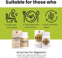 Natürliche Verdauungsenzyme & Kräuter Verdauungsenzyme Faserergänzung für Frauen, mit 39 pflanzlichen und 7 Kräutermischungen für Energie & Stoffwechsel Unterstützung, Gold 150 Tabletten, aus Japan, 2 EA