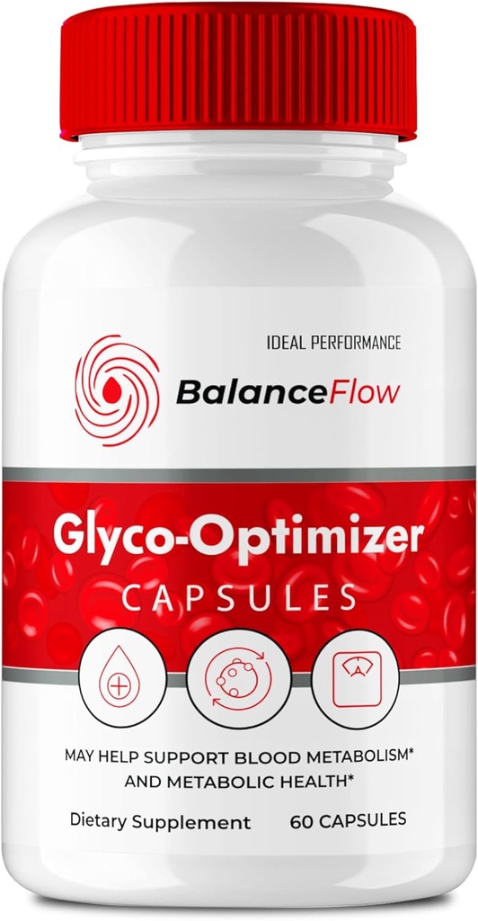 Balance Flow Glyco Optimizer Supplement Capsule, BalanceFlow Health & Wellness Support Pills - Massima resistenza, Balance Flo Tutti Natural Advanced Formula, BalanceFlo Pills Recensioni (60 capsule)
