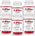 K-Plus Potassium Citrate Plus Cranberry Supplemento per cani - Vet Approvato UTI Remedy - Supporta la salute della vescica - per ogni allevamento di cani - 6-Pack (600ct)