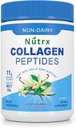 Vaniglia di polvere di peptidi di collagene - Polvere di proteine di collagene senza zucchero - Dissolves Easy, senza polvere di collagene di polpe con proteine vitali, integratori di proteine del collagene - da Nutrx