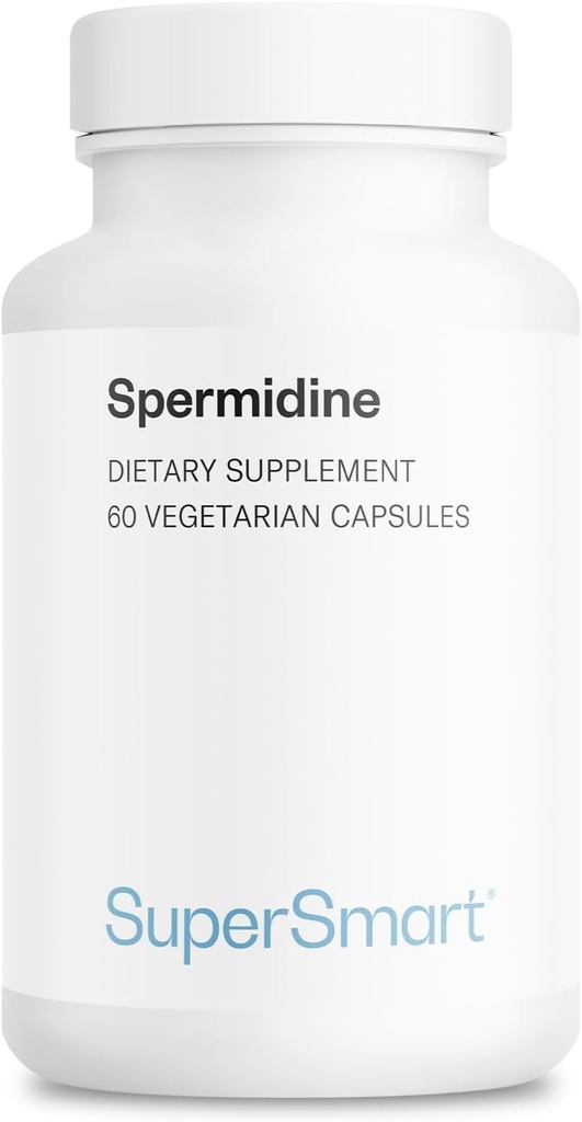 Supersmart - Spermidine 3mg par jour - Supplément d'extrait d'amidon de riz - 60 capsules végétariennes